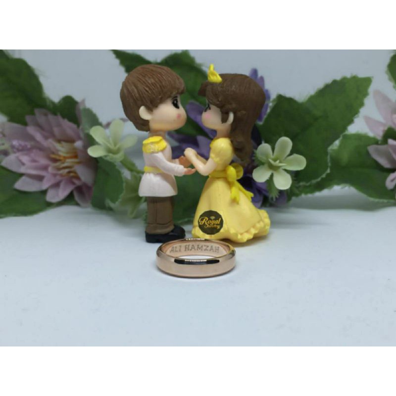 cincin kawin nikah tunangan perak palladium platinum emas Rj 014
