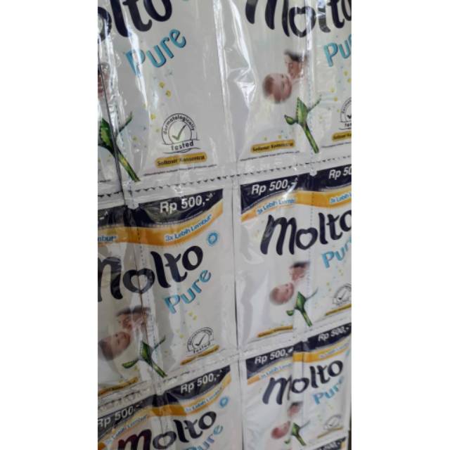 Molto pure baby liquid detergent sachet