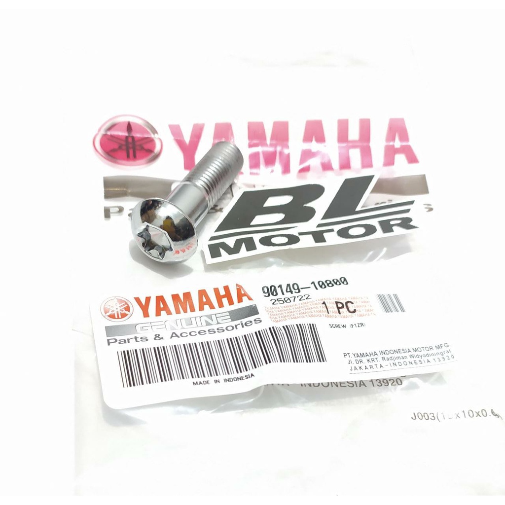 BAUT DUDUKAN KALIPER CAKRAM REM DEPAN RX KING,F1ZR,JUPITER Z ASLI ORI ORIGINAL YAMAHA YGP 90149-1080