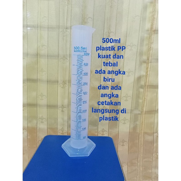 Gelas Takar 500ml atau Tabung Ukur 500ml