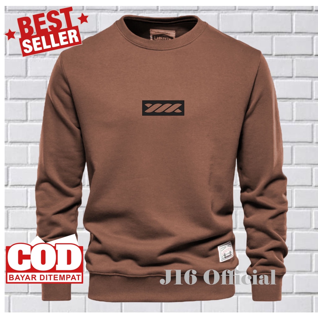 WDZG CREWNECK sweater Distro Pria Bahan Fleece Tebal Premium