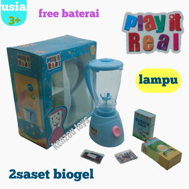 Mainan Blender Bisa Isi Air Play It Real Free Baterai