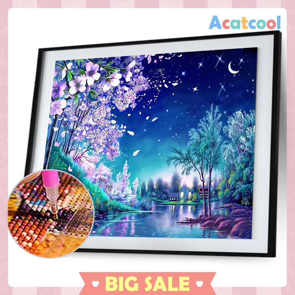 5D DIY Diamond Painting Fantasy View Cross Stitch Embroidery Mosaic Kits