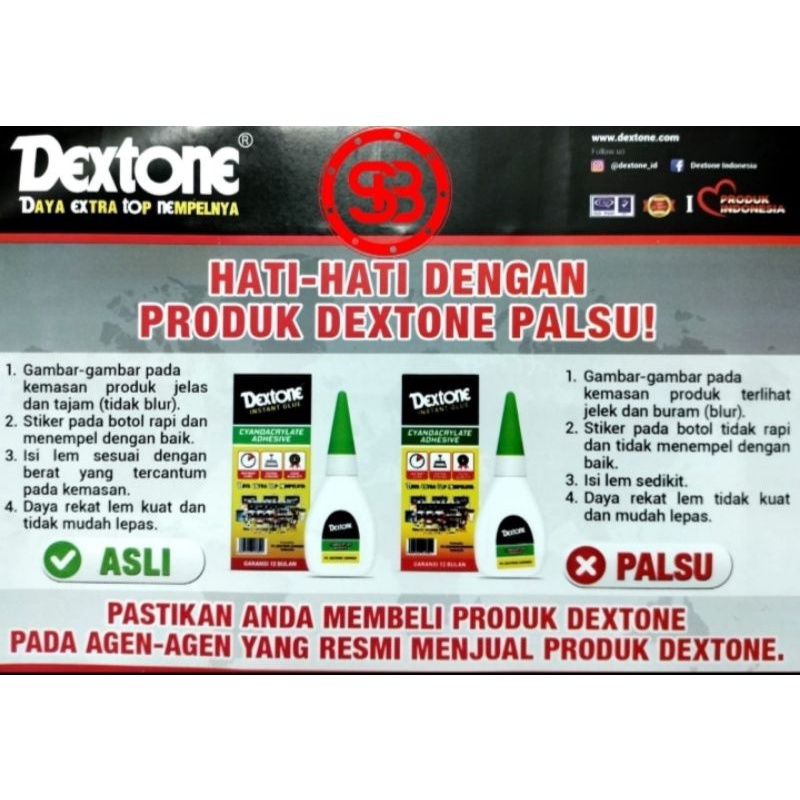 LEM KOREA / POWER GLUE / INSTANT GLUE DEXTONE 15gram