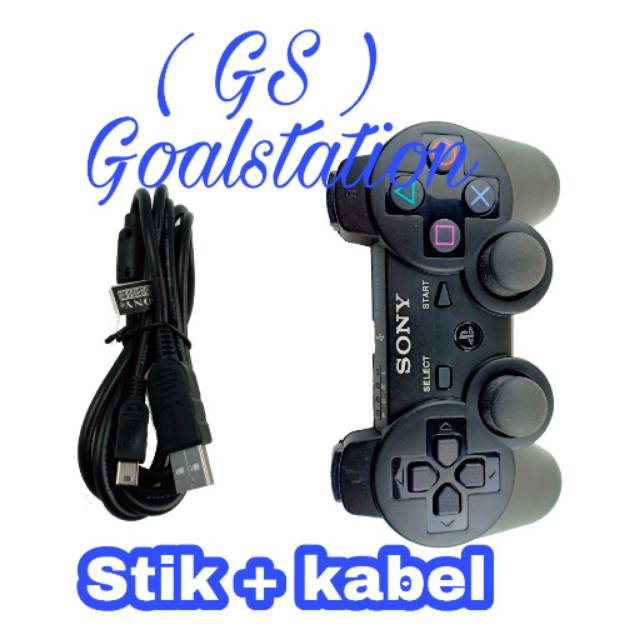 Stik ps3 ori pabrik + Kabel Charger stik