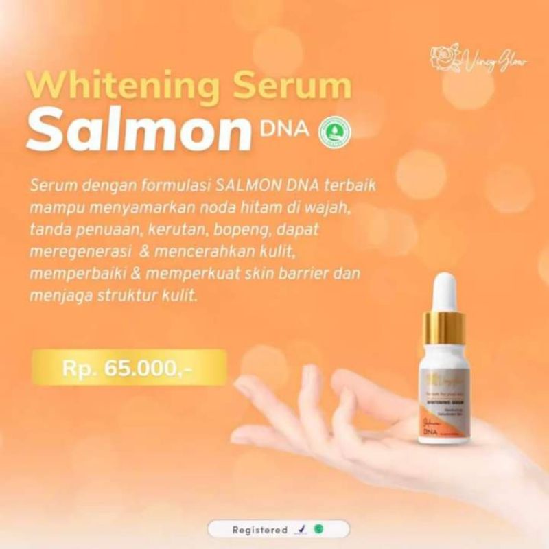 SERUM DNA SALMON//Susah Cerah//Flek hitam//Bopeng