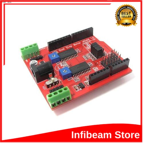 DUAL STEPPER MOTOR DRIVER SHIELD A3967 UNO Module two-channel CNC