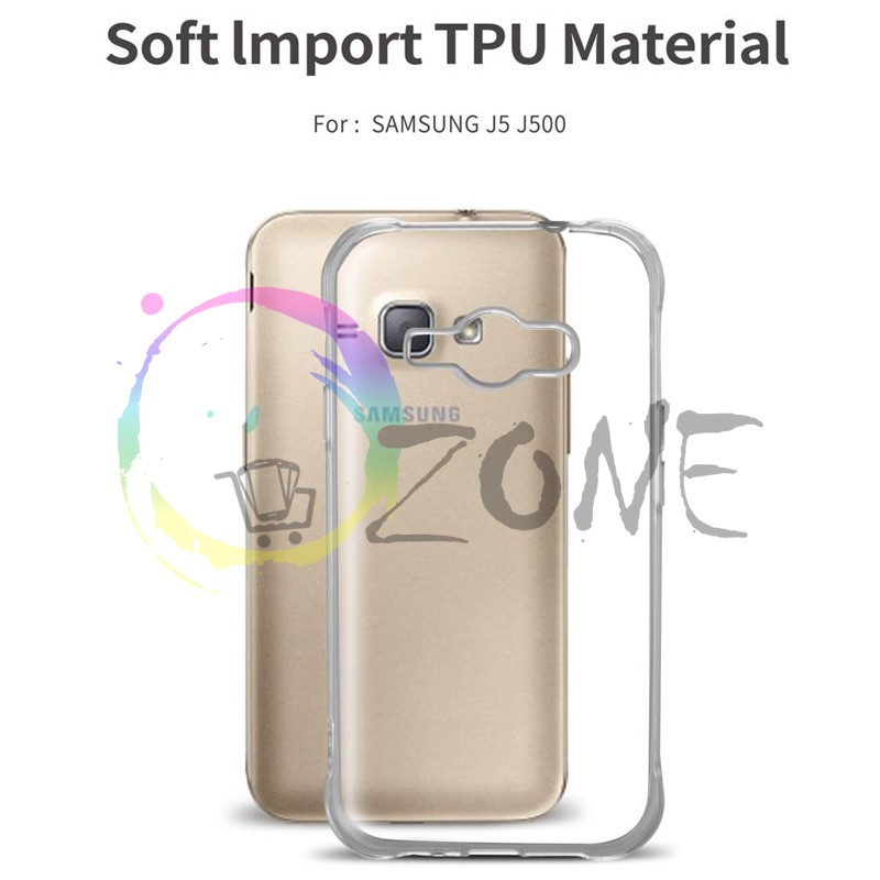 SOFTCASE TRANSPARAN SAMSUNG J5 2015 J500 PREMIUM CLEAR SOFT CASE