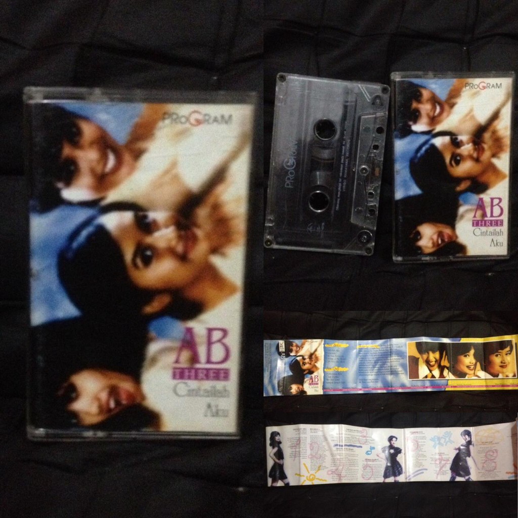 Kaset Pita Ab Three Album Cintailah Aku Shopee Indonesia