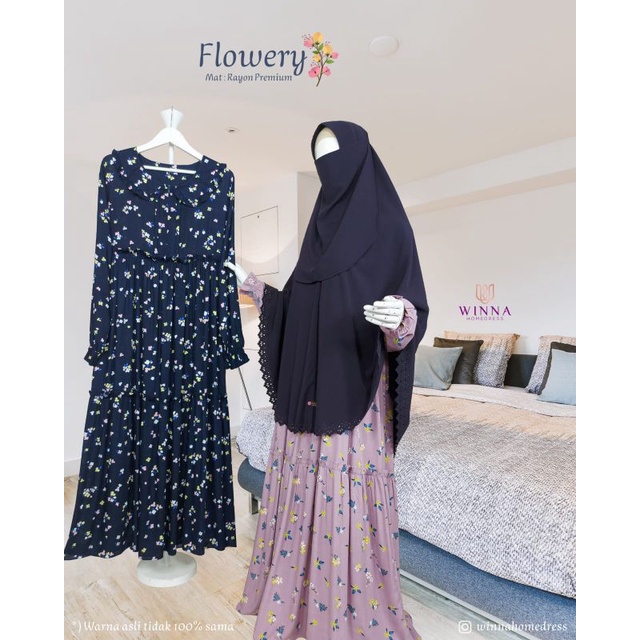 Homedress Flowery By Winna Homedress