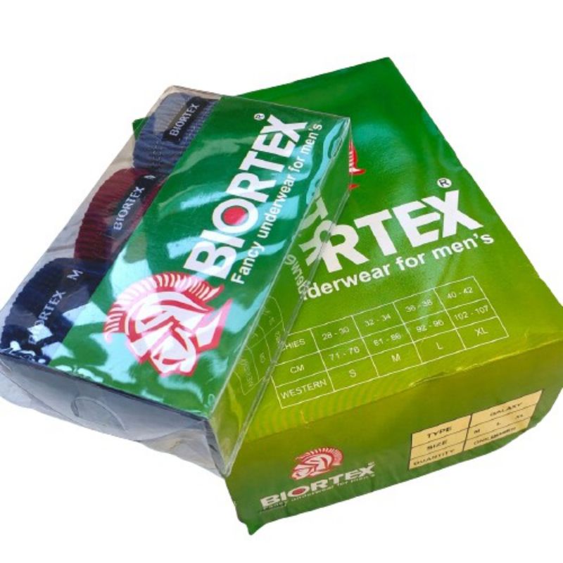 Celana Dalam Pria Sempak Pria BIORTEX Isi 3 Pcs