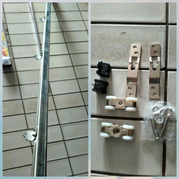 RELL PINTU DORONG J3 180CM PINTU GANTUNG / PINTU GESER / PERLENGKAPAN PINTU/Rel Pintu Geser J3 180cm