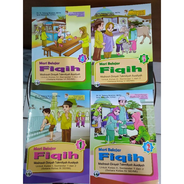 Buku MDTA Mari Belajar Fiqih Kelas 1,2,3,4 Kurikulum MDTA 2020