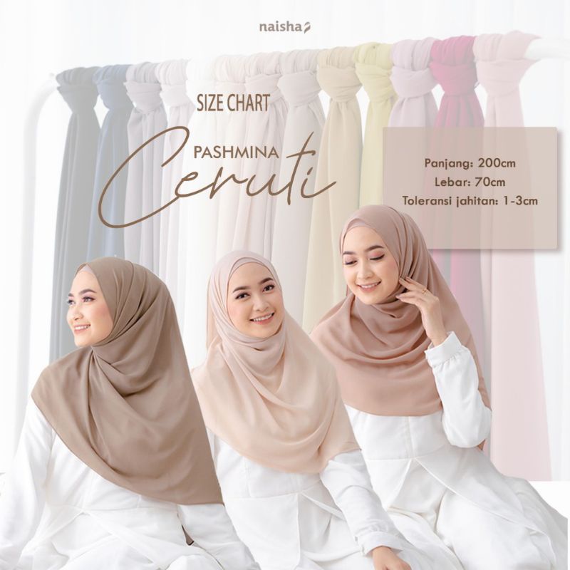 [PRELOVED] Ceruty Pashmina by Naisha BACA DESKRIPSI