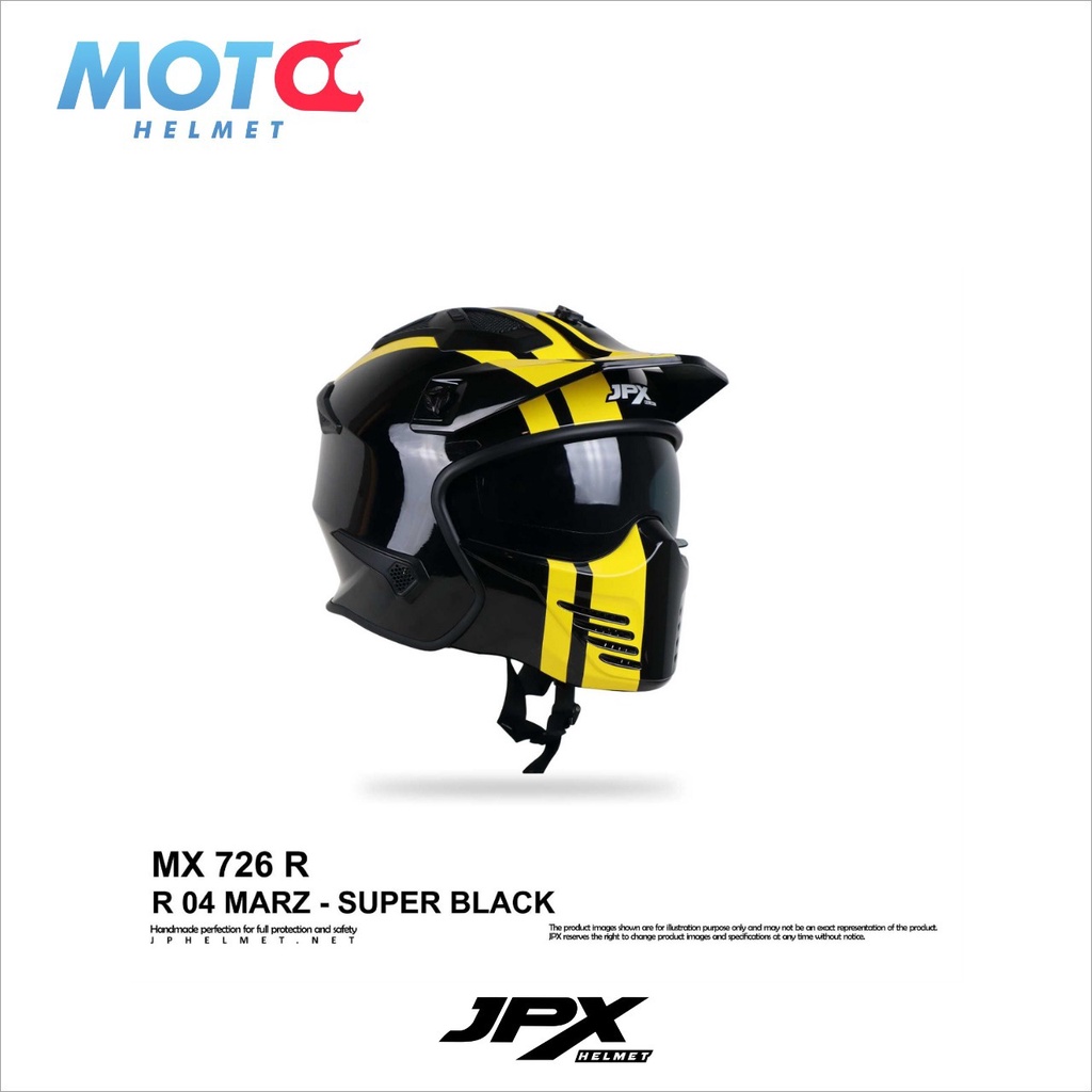 JPX Full Face MX-726R - R04 MARZ
