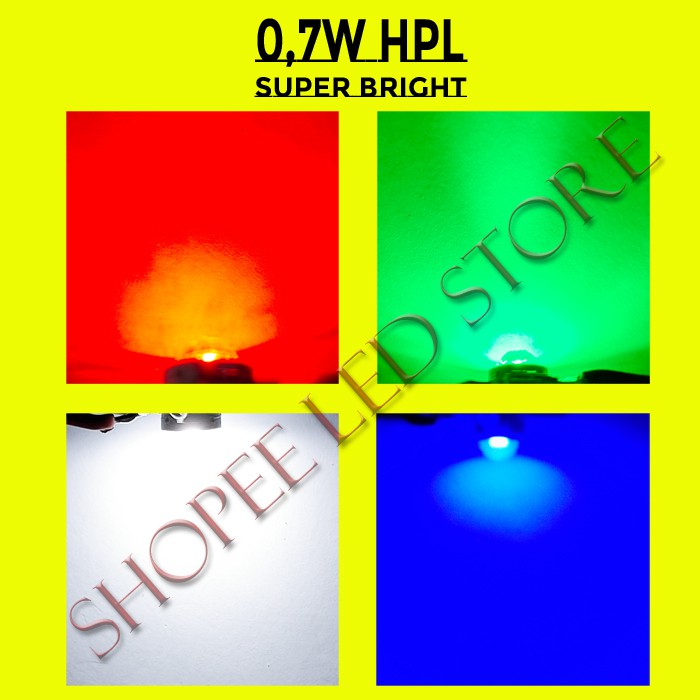 0,7W HPL SUPER BRIGHT ALL COLOR  LED HPL AQUASCAPE