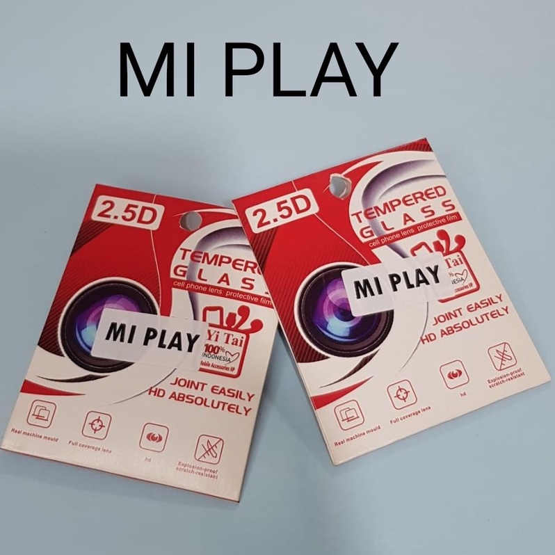 SCREEN PROTECTOR ANTI GORES KAMERA XIAOMI MI PLAY - FA