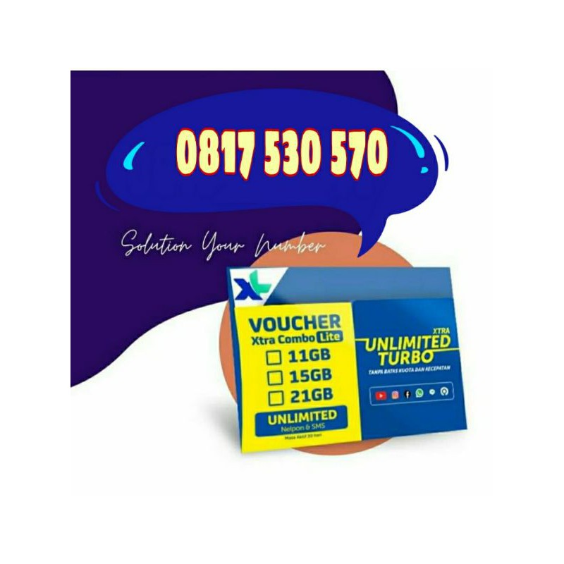 Nomor Cantik XL 10 DIGIT PRABAYAR