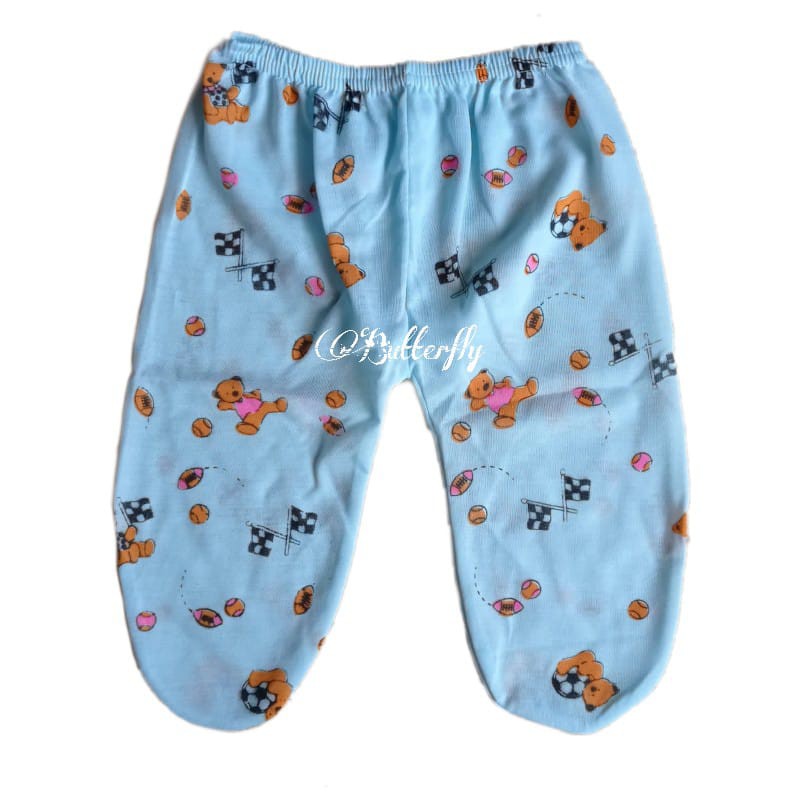 6 PCS Celana Panjang Bayi Tutup Motif