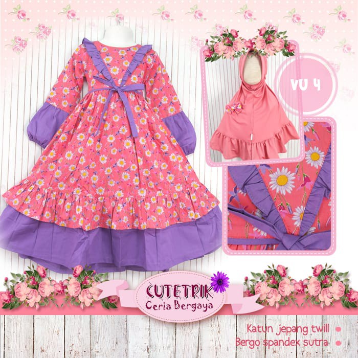 GAMIS ANAK PEREMPUAN KATUN JEPANG VU 4