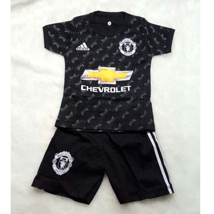 Baju Bola Anak Bayi Setelan Jersey Bayi - MU Away