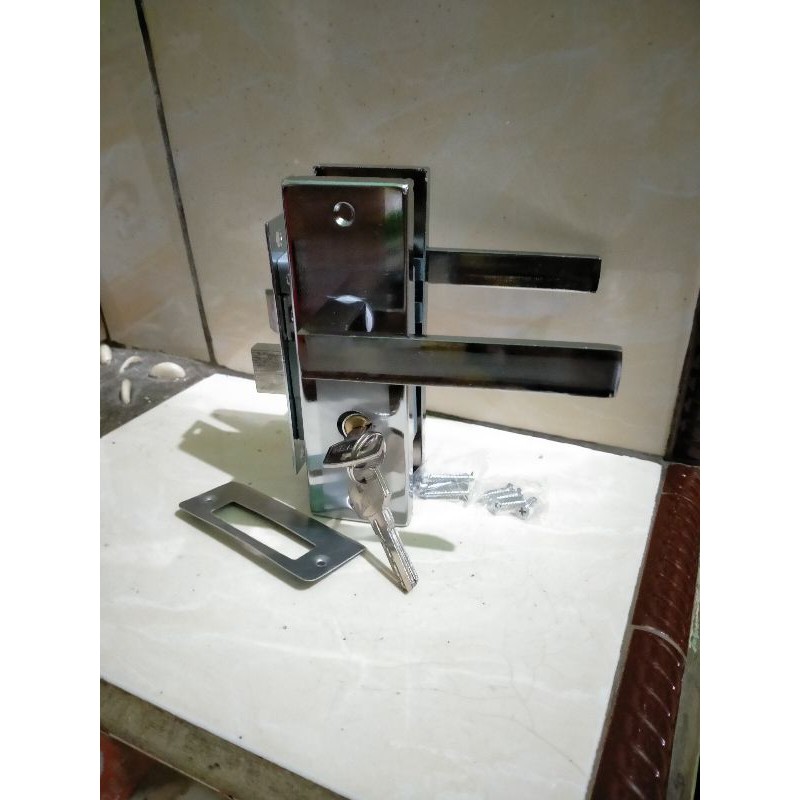 handle pintu kamar minimalis kunci pintu kecil komplit