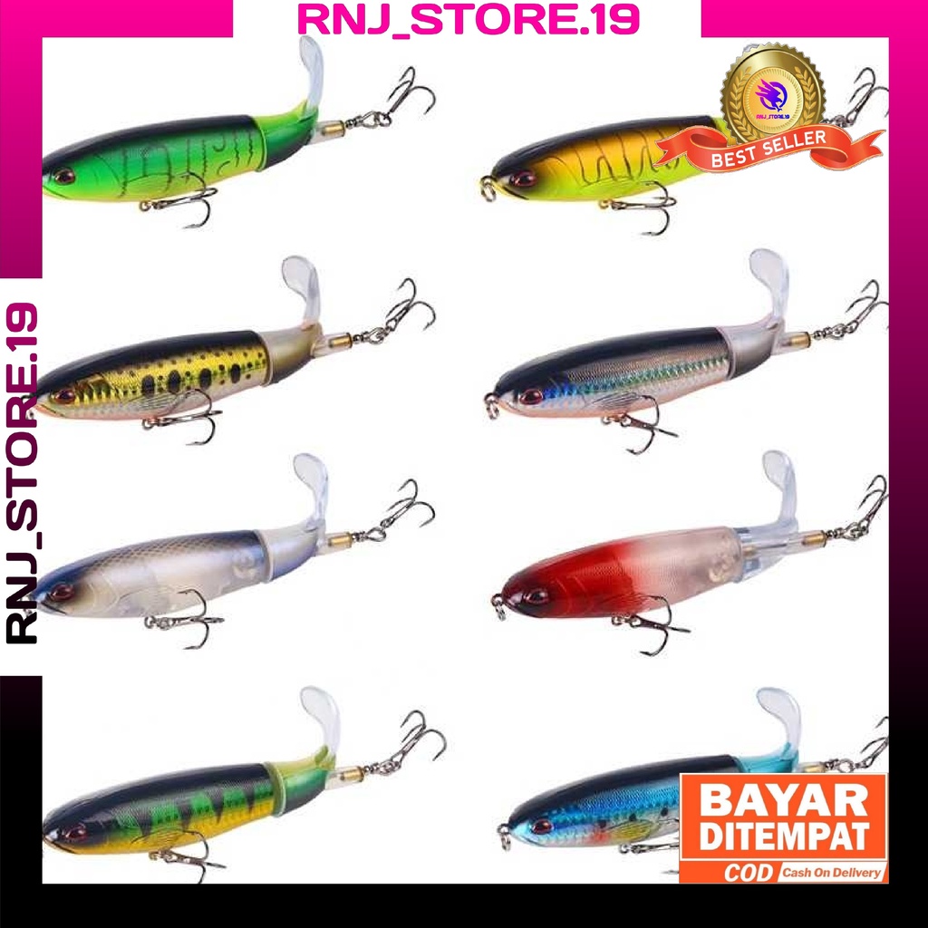 Umpan Pancing Ikan/Umpan Pancing Popper/Lure Pancing/Fishing Popper Long Tail