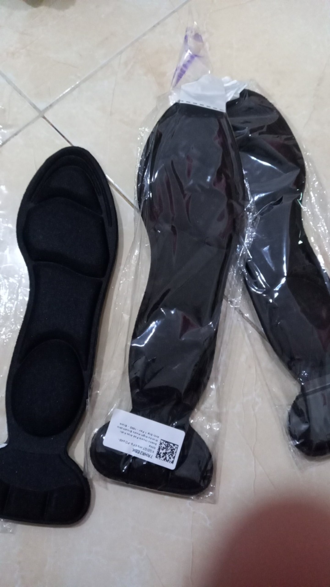 [daily Use] - Insole Pad Alas Kaki Wanita High Heels Breathable Anti Slip 1 Pair - 169d - Black