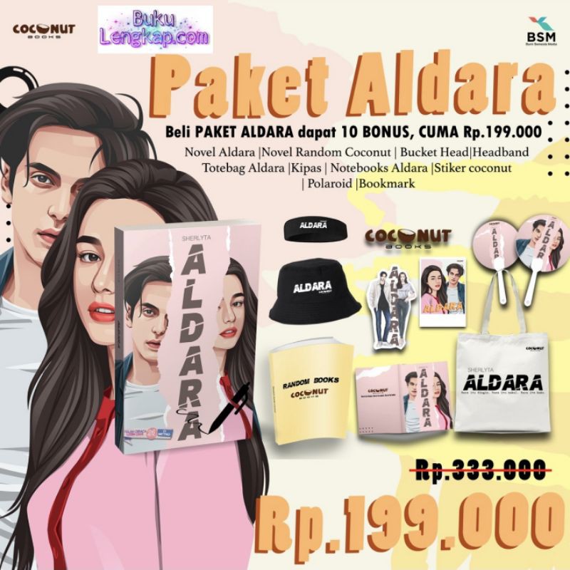 buku novel Aldara - Sherlyta original