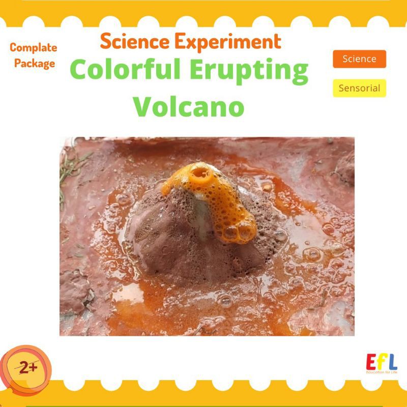 EFL-Science Experiment Colourful Eruption Volcano
