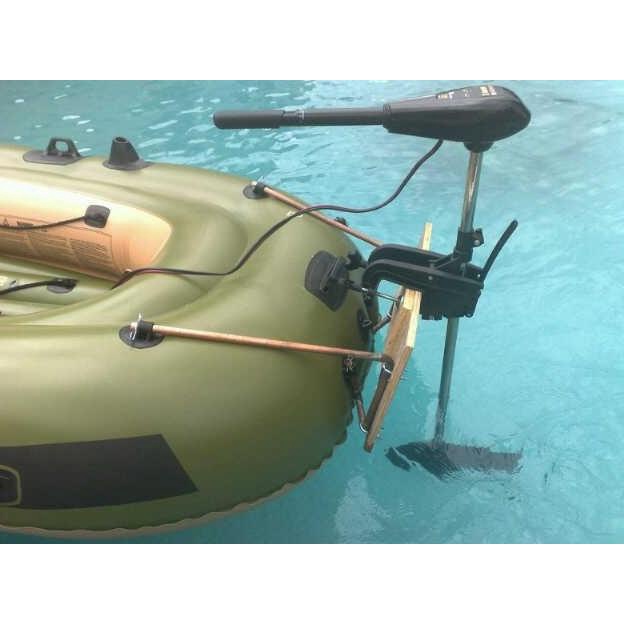 Perahu Karet Dudukan Untuk Mesin Dibelakang Perahu Karet