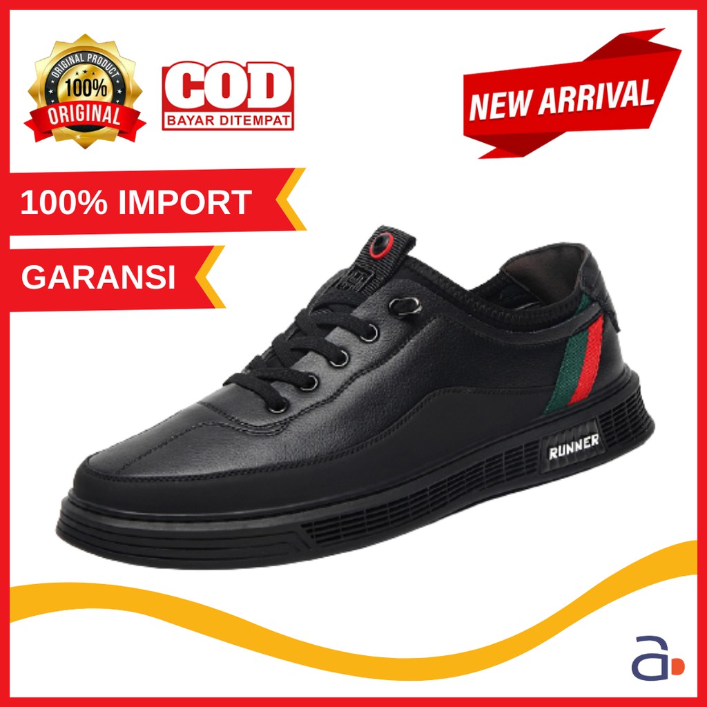 Sepatu Sneakers Pria Cats Fashion Casual Terbaru Sporty Q-26 PREMIUM Original