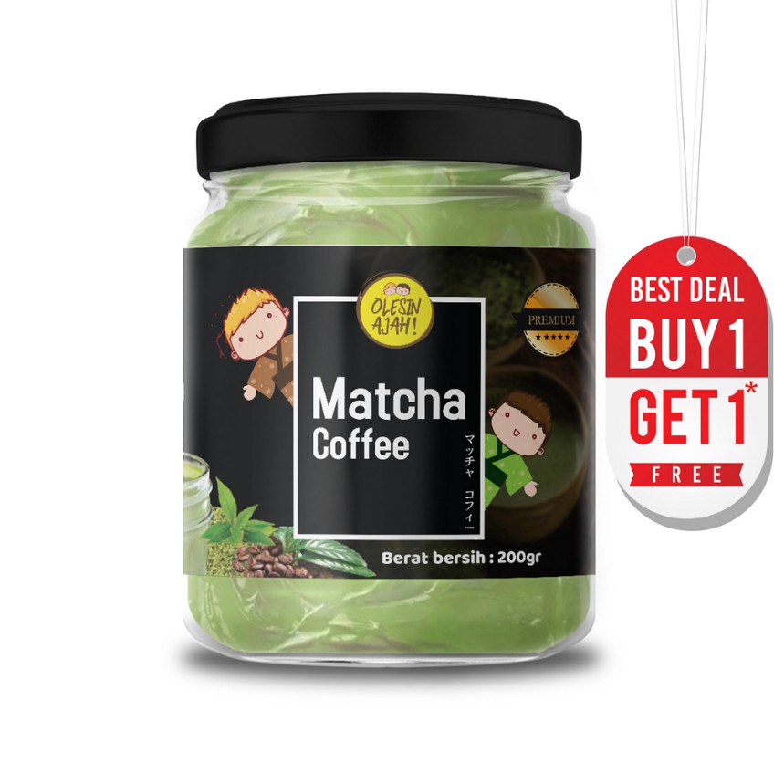 

Buy 1 Get 1 - Selai Matcha Coffee 200gr - OlesinAjah - Homemade
