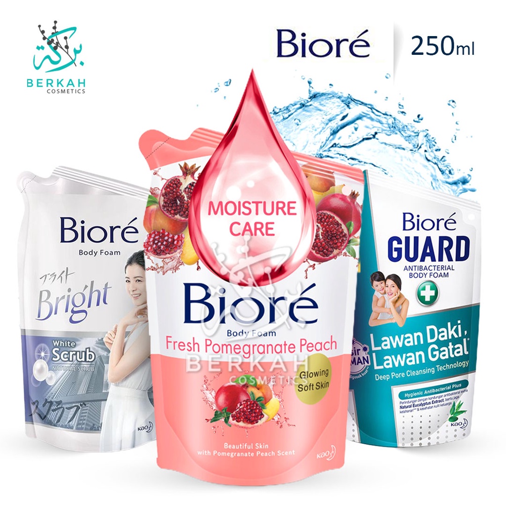 Biore Body Wash | Body Foam Refill All Variant 220ml