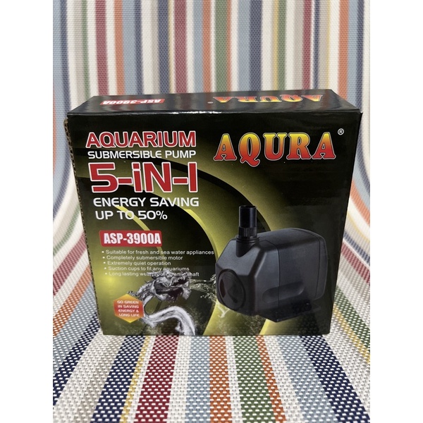 AQURA ASP-3900A POMPA AIR CELUP KOLAM IKAN AQUARIUM AQUASCAPE AKUARIUM
