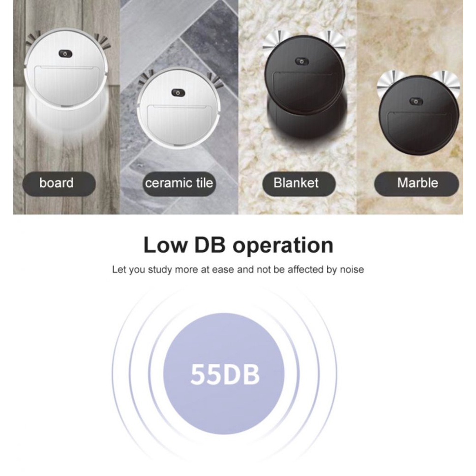 Mesin Robot Vacuum Cleaner Otomatis Portabel Untuk Rumah Tangga