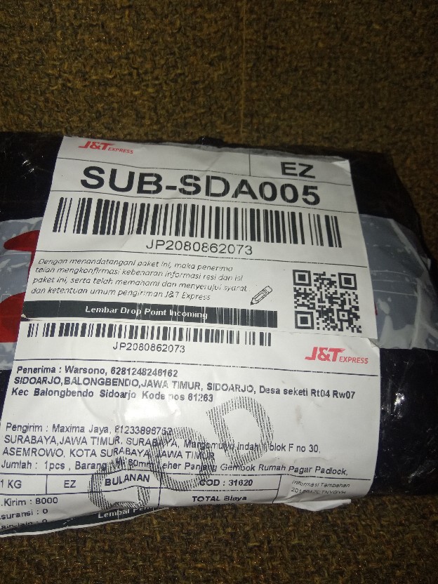 Hs 60mm Leher Panjang Gembok Rumah Pagar Padlock