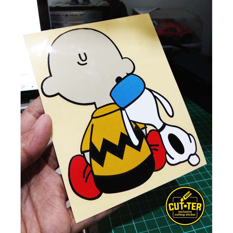 

cutting sticker SNOOPY & CHARLIE BROWN