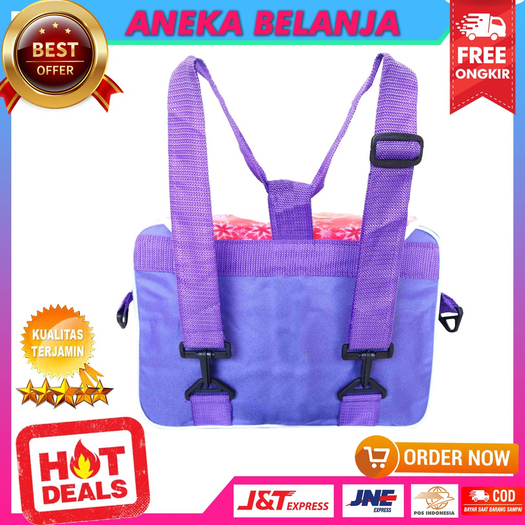 Stock Terbatas Tas Selempang Anak Cewek 2 In 1 Gambar Frozen Ungu Kece Tas Multifungsi Fashionable