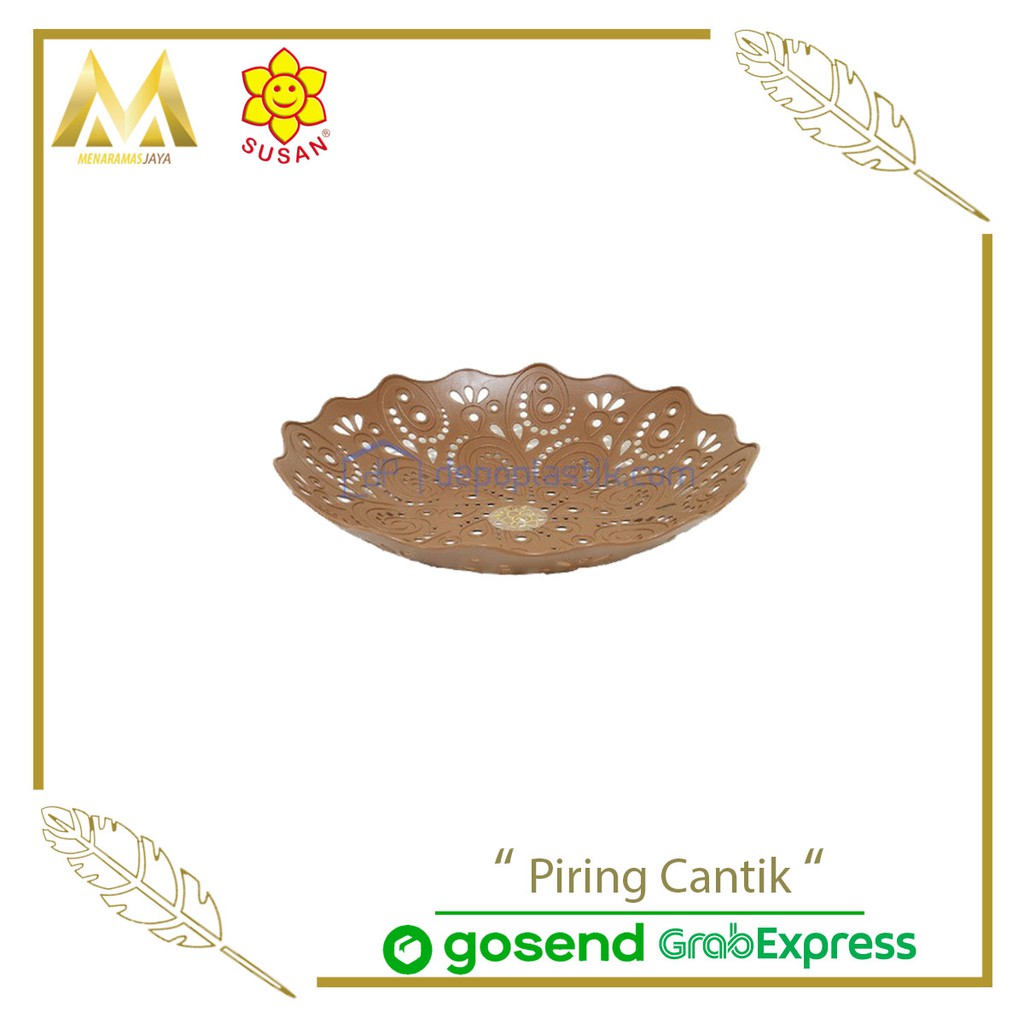 Piring Cantik 010 Capucino 1 lusin - SUSAN