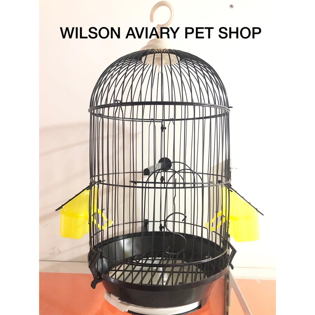 KANDANG BESI LUCKINESS BULAT KECIL SIZE S UNTUK BURUNG PLECI KOLIBRI