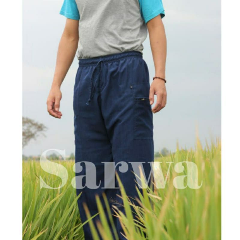Celana Celana Sirwal Pria Celana Sirwal Celana cingkrang pria dewasa Celana pangsi jumbo Celana komp