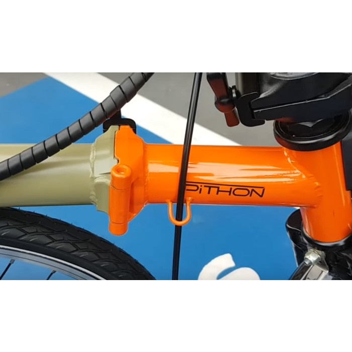 CUTTING STICKER FRAME SEPEDA PACIFIC PITHON LOGO