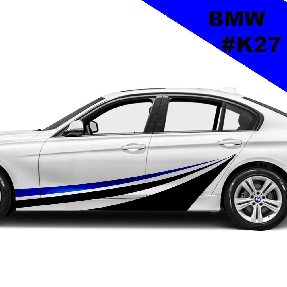 [COD] stiker mobil cutting stiker list stripe bmw