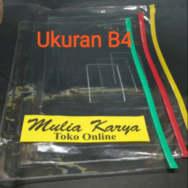 

Map Zipper Transparan B4