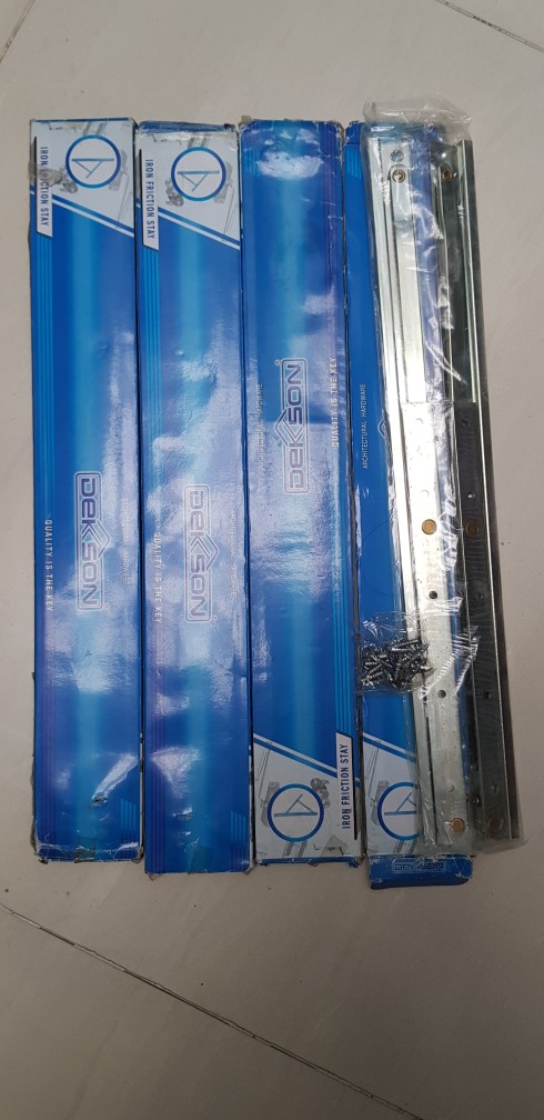 16 Friction Stay Iron Engsel Casesment Fs Ir Dekson 40cm