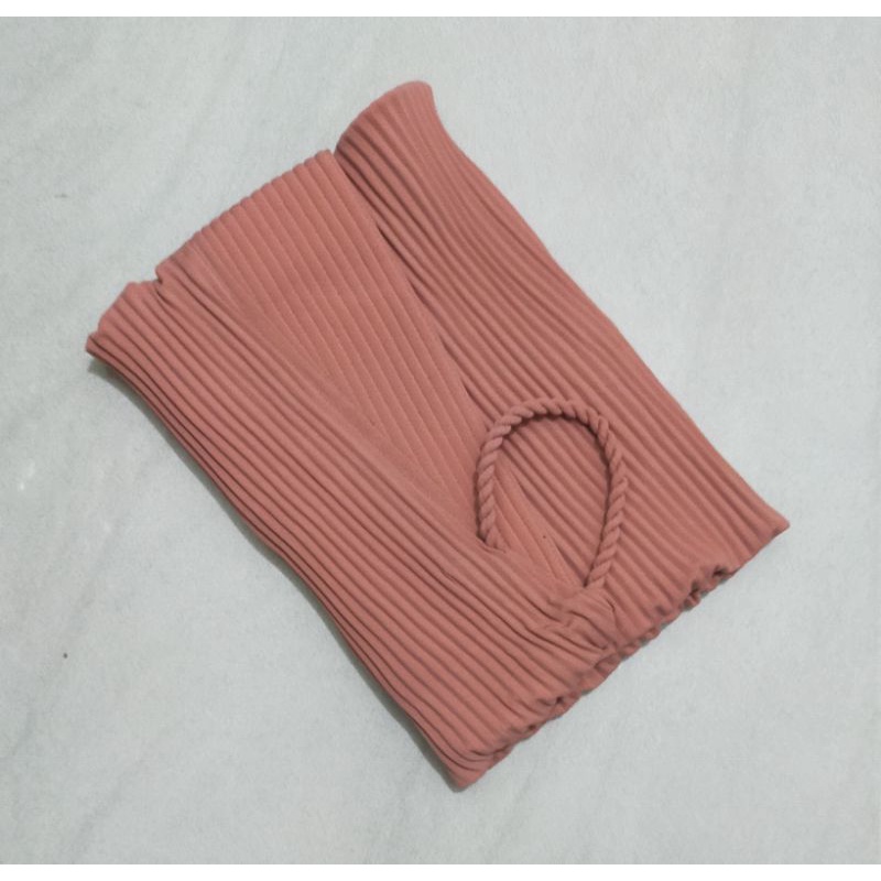 HIJAB SYIRA PRISKET ORI SK23 COLLECTION-Peach