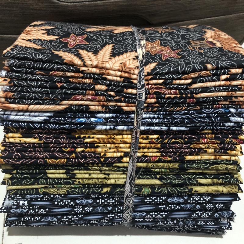Kain Potongan Batik Katun 40’s / Kain perca/ kain sisa sampel / Kain kiloan AKM 019