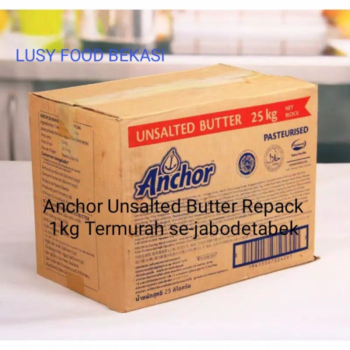 

anchor butter unsalted 1kg