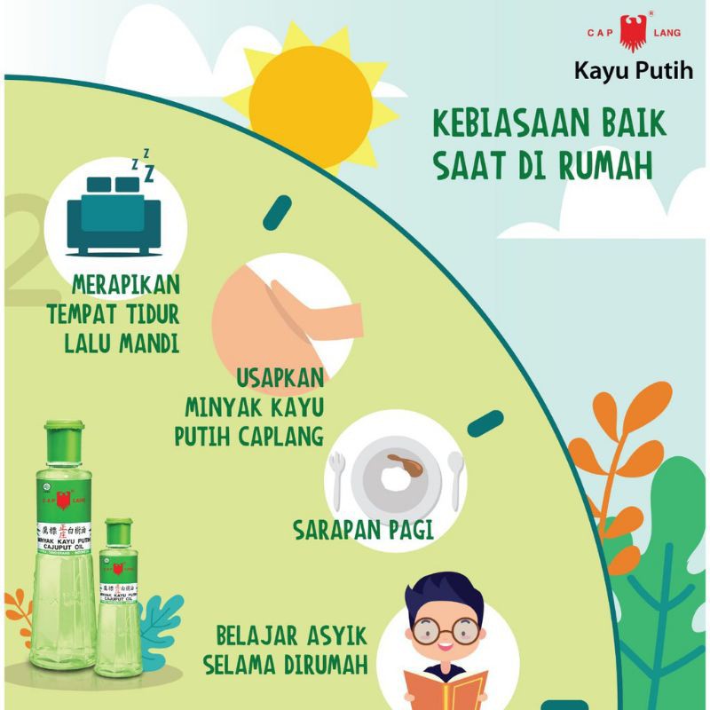 MINYAK KAYU PUTIH CAP LANG 210ML